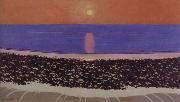 Felix Vallotton, Sunset,Villerville